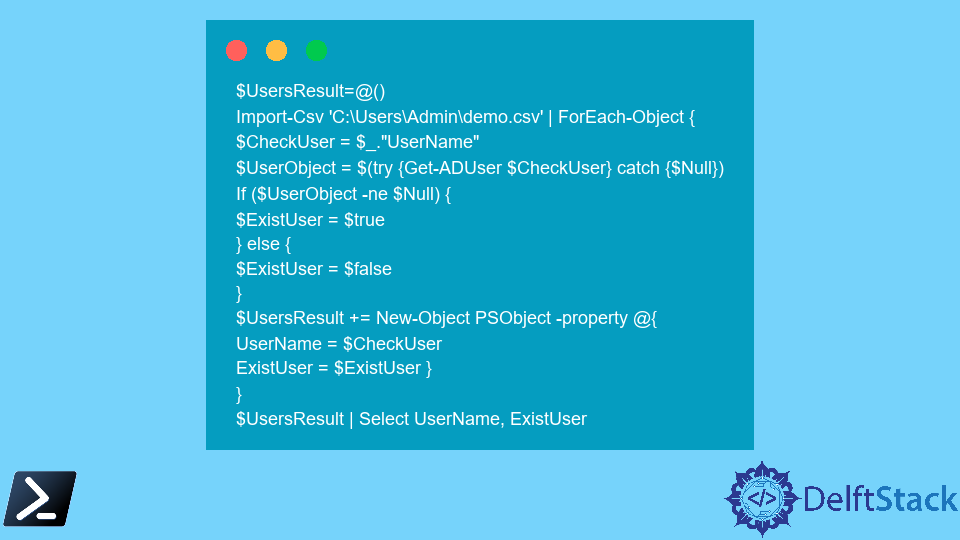 Powershell Check If Object Exists In List